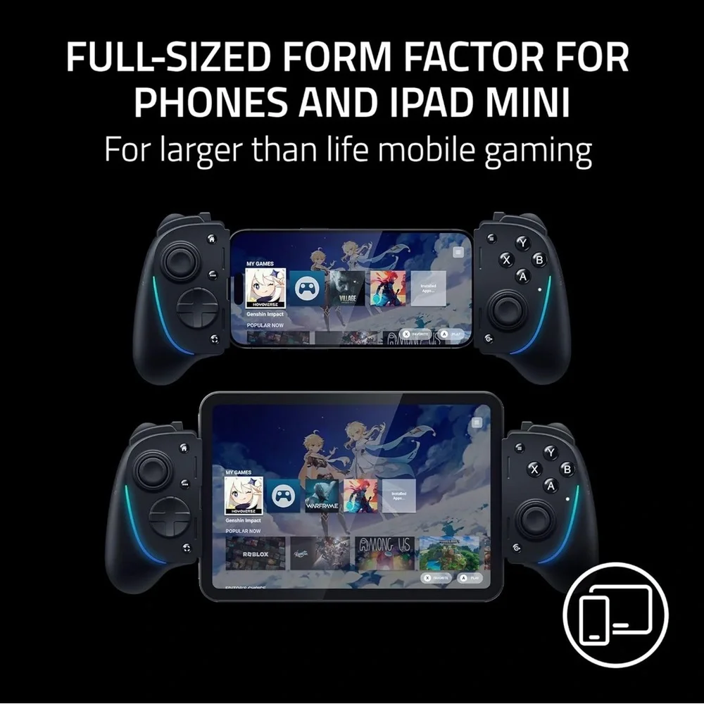 RAZER Kishi Ultra Mobile Gaming Controller for iPhone, iPad, and Android - EUC